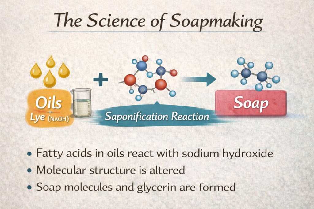 The Cold Process Soap Making Chemical Process